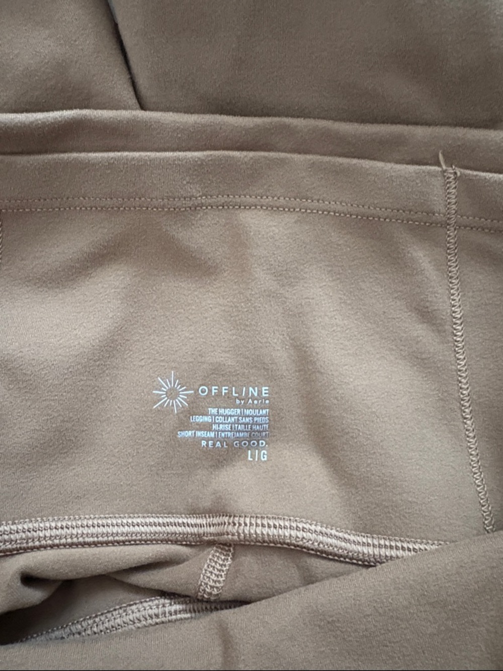 2 pairs of offline by aerie leggings both size large - Picture 4 of 6